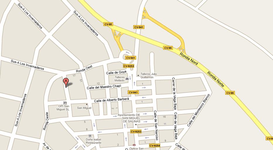 Imagen de San Miguel de Salinas mapa 03193 4 