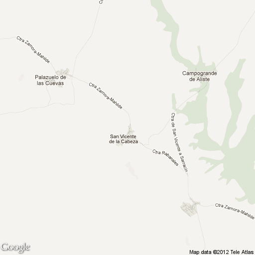 Imagen de San Vicente de la Cabeza mapa 49592 1 