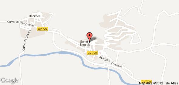 Imagen de Sanet y Negrals mapa 03769 6 