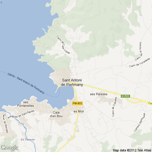 Imagen de Sant Antoni de Portmany mapa 07820 1 
