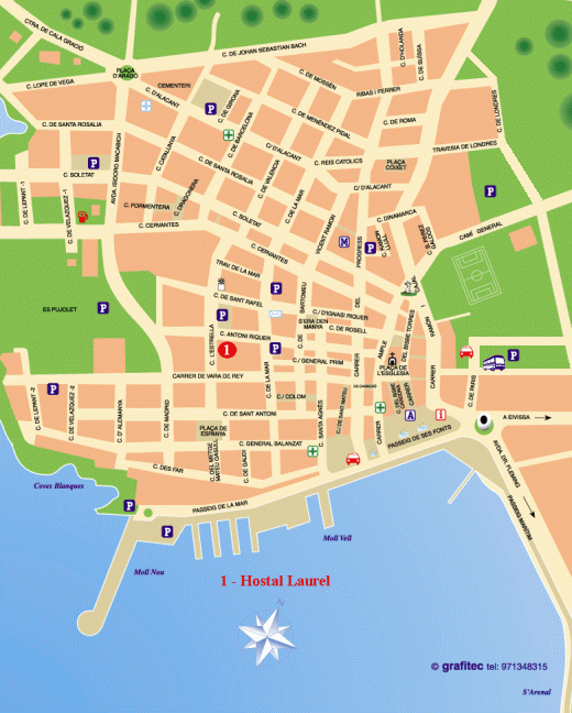 Imagen de Sant Antoni de Portmany mapa 07820 5 