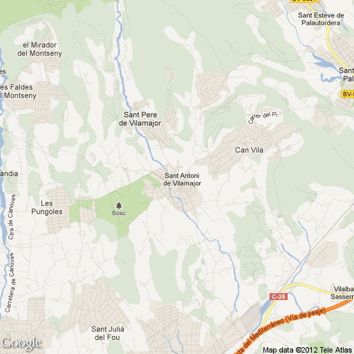 Imagen de Sant Antoni de Vilamajor mapa 08459 1 
