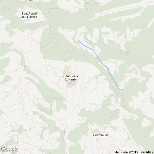 Imagen de Sant Boi de Lluçanès mapa 08589 2 