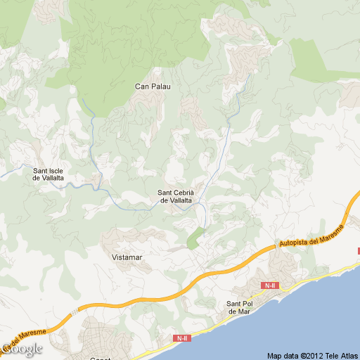 Imagen de Sant Cebrià de Vallalta mapa 08396 1 