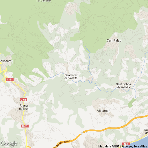 Imagen de Sant Cebrià de Vallalta mapa 08396 3 