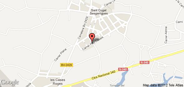 Imagen de Sant Cugat Sesgarrigues mapa 08798 5 