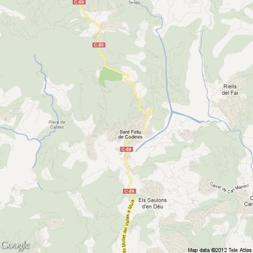 Imagen de Sant Feliu de Codines mapa 08182 2 