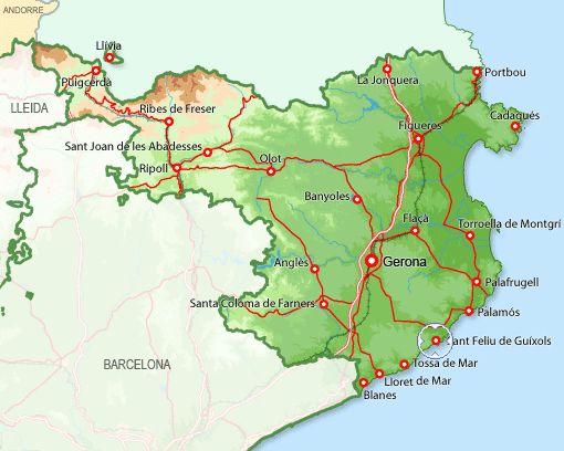 Imagen de Sant Feliu de Guíxols mapa 17220 1 