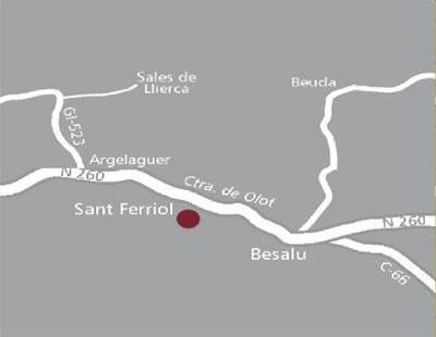 Imagen de Sant Ferriol mapa 17850 3 