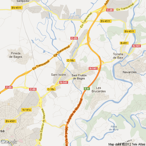 Imagen de Sant Fruitós de Bages mapa 08272 2 