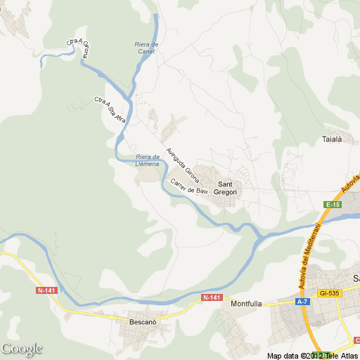 Imagen de Sant Gregori mapa 17150 1 