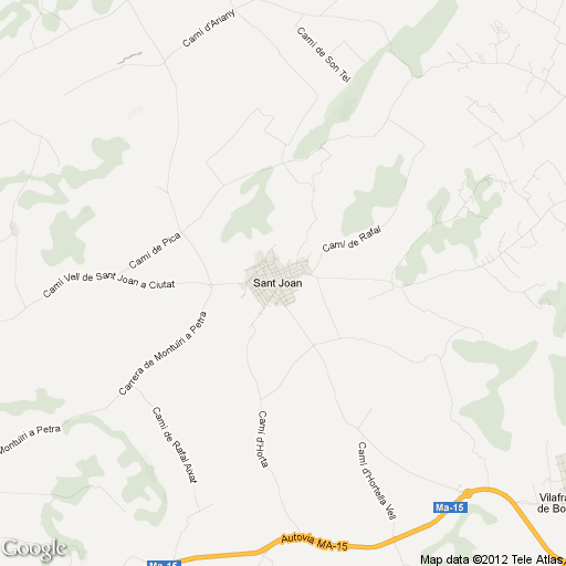 Imagen de Sant Joan mapa 07240 3 