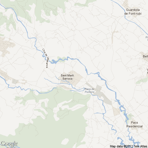 Imagen de Sant Martí Sarroca mapa 08731 1 