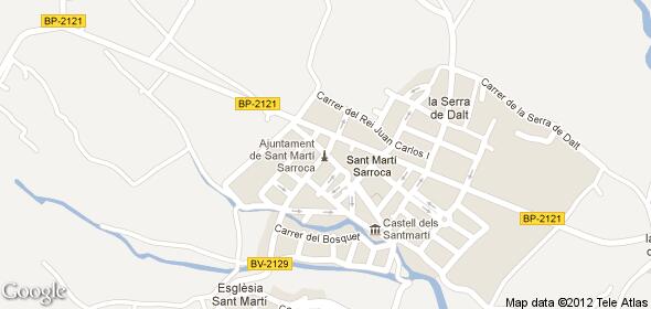 Imagen de Sant Martí Sarroca mapa 08731 5 