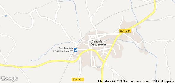 Imagen de Sant Martí Sesgueioles mapa 08282 6 