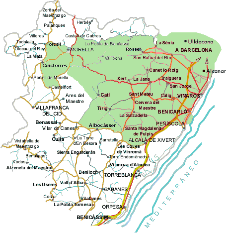 Imagen de Sant Mateu mapa 12170 2 