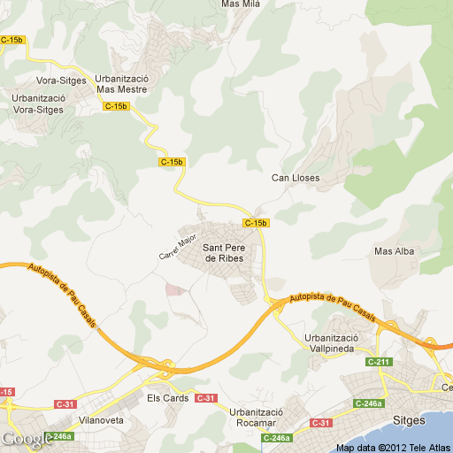 Imagen de Sant Pere de Ribes mapa 08810 3 