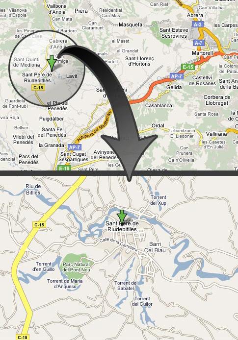 Imagen de Sant Pere de Riudebitlles mapa 08776 3 