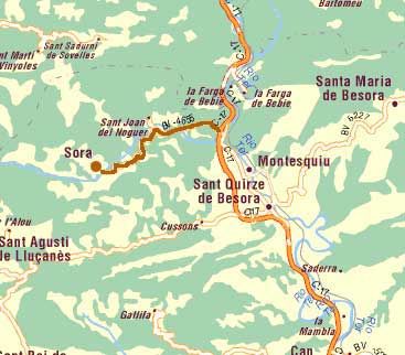 Imagen de Sant Quirze de Besora mapa 08580 2 