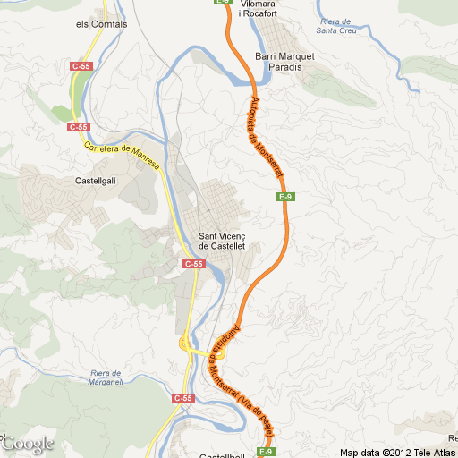 Imagen de Sant Vicenç de Castellet mapa 08295 1 