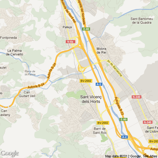 Imagen de Sant Vicenç dels Horts mapa 08620 2 