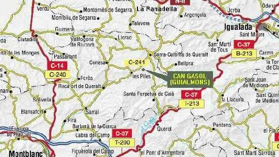 Imagen de Santa Coloma de Queralt mapa 43420 2 