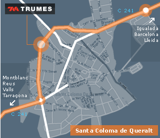 Imagen de Santa Coloma de Queralt mapa 43420 3 