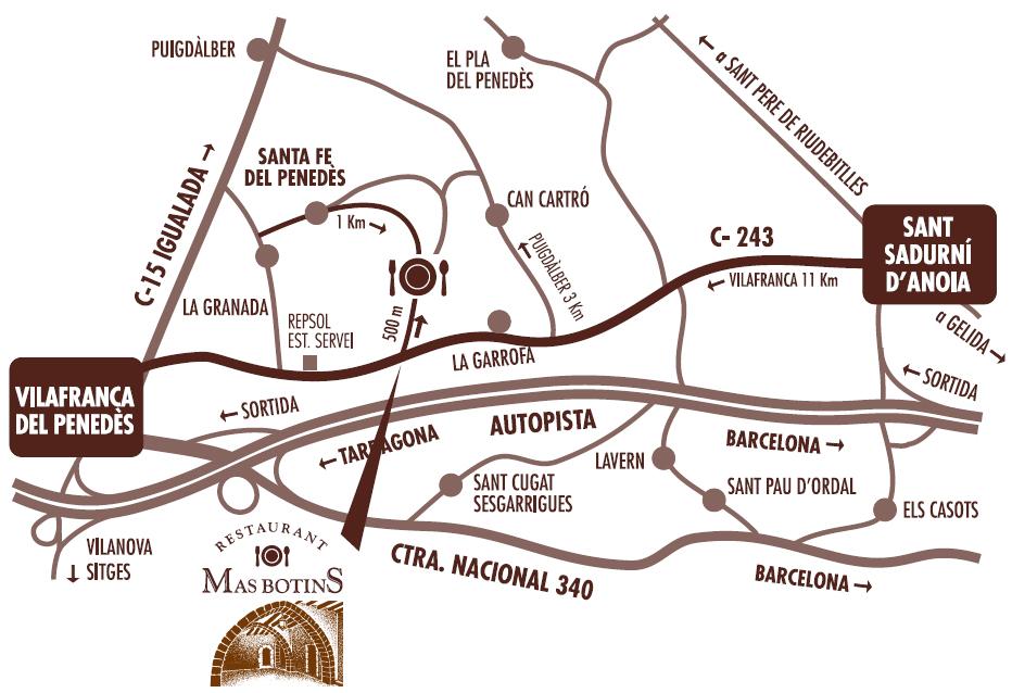 Imagen de Santa Fe del Penedès mapa 08792 4 