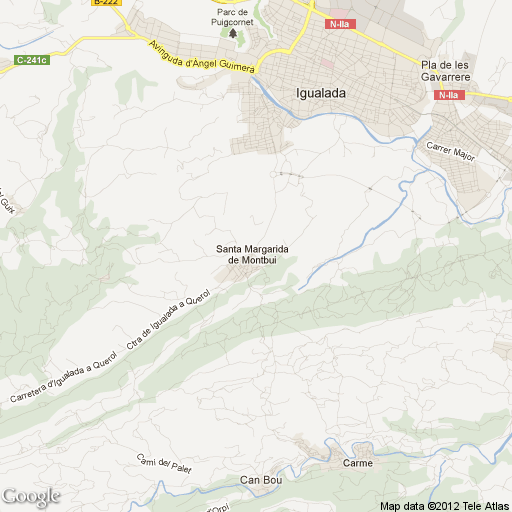 Imagen de Santa Margarida de Montbui mapa 08710 1 