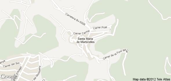 Imagen de Santa Maria de Martorelles mapa 08106 5 