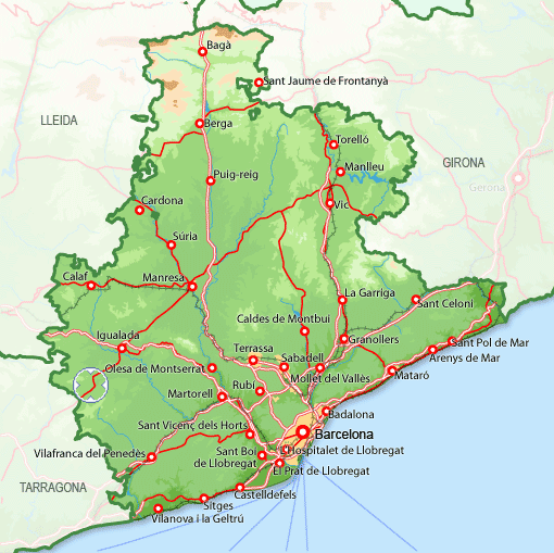 Imagen de Santa Maria de Merlès mapa 08517 3 