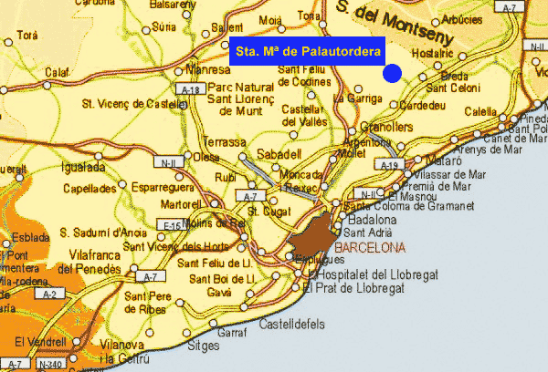 Imagen de Santa Maria de Palautordera mapa 08460 1 