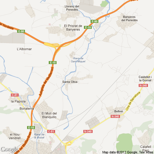 Imagen de Santa Oliva mapa 43710 1 