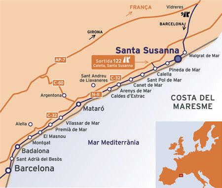 Imagen de Santa Susanna mapa 08398 1 