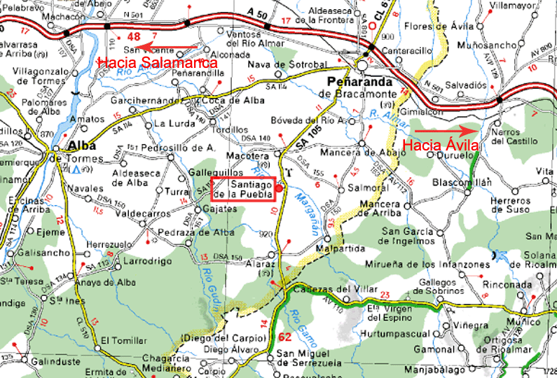 Imagen de Santiago de la Puebla mapa 37311 3 