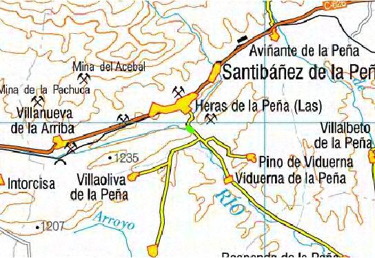 Imagen de Santibáñez de la Peña mapa 34870 5 