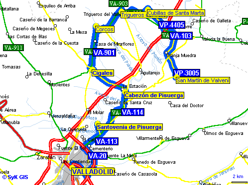 Imagen de Santovenia de Pisuerga mapa 47155 4 