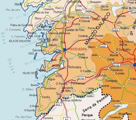 Imagen de Sanxenxo mapa 36960 2 