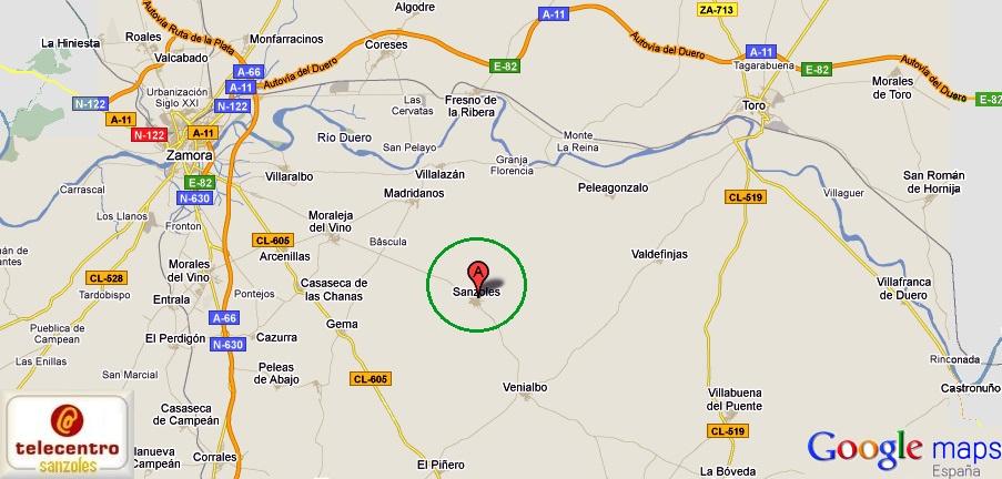 Imagen de Sanzoles mapa 49152 4 