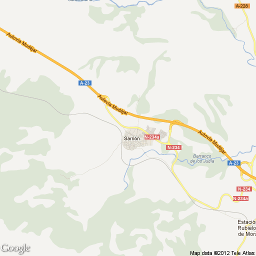 Imagen de Sarrión mapa 44460 1 