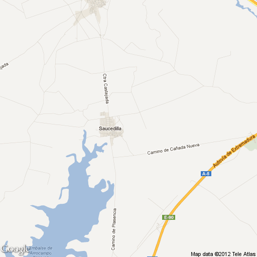 Imagen de Saucedilla mapa 10390 1 