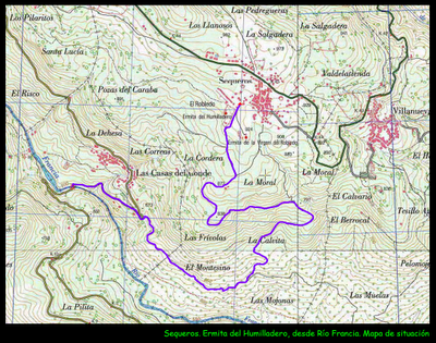 Imagen de Sequeros mapa 37650 4 