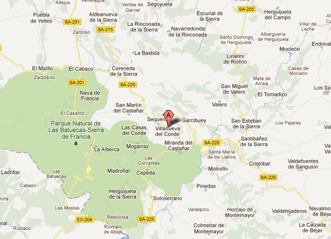 Imagen de Sequeros mapa 37650 5 