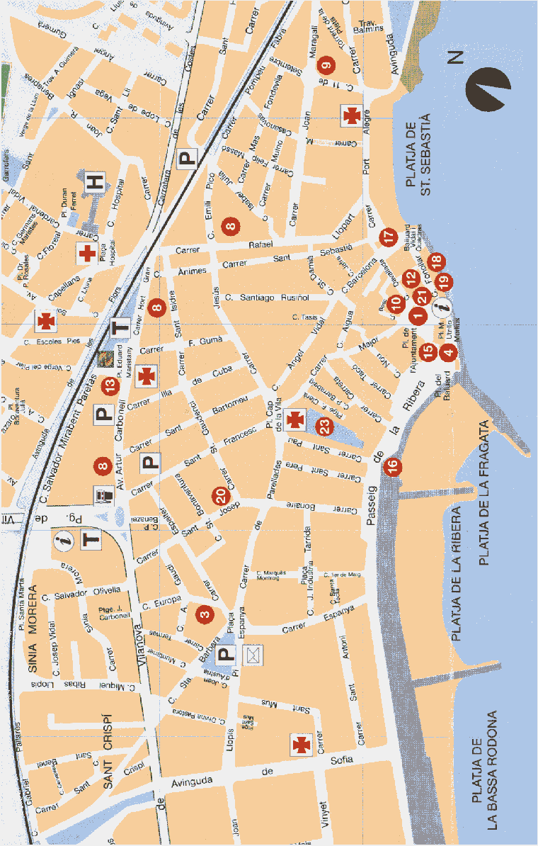 Imagen de Sitges mapa 08860 1 