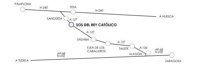 Imagen de Sos del Rey Católico mapa 50680 5 