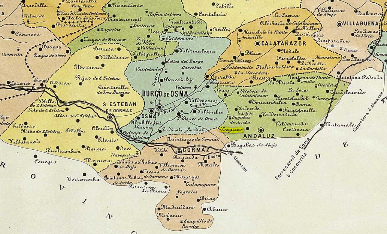 Imagen de Tajueco mapa 42366 5 