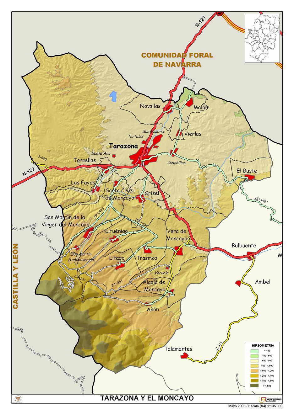 Imagen de Tarazona mapa 50500 3 