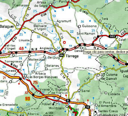 Imagen de Tàrrega mapa 25300 3 