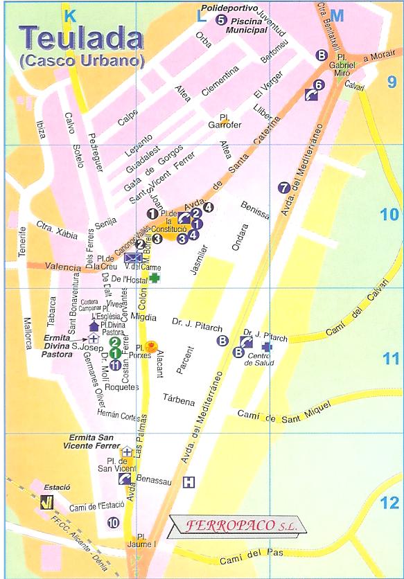 Imagen de Teulada mapa 03725 6 
