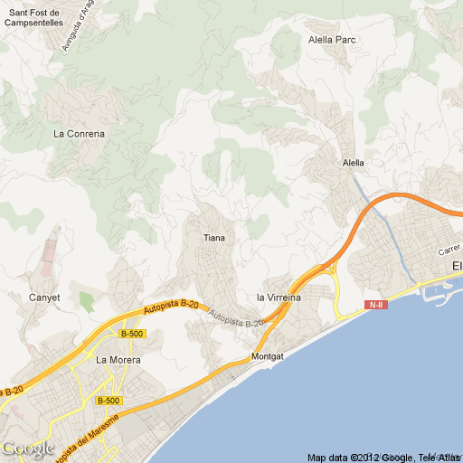 Imagen de Tiana mapa 08391 1 